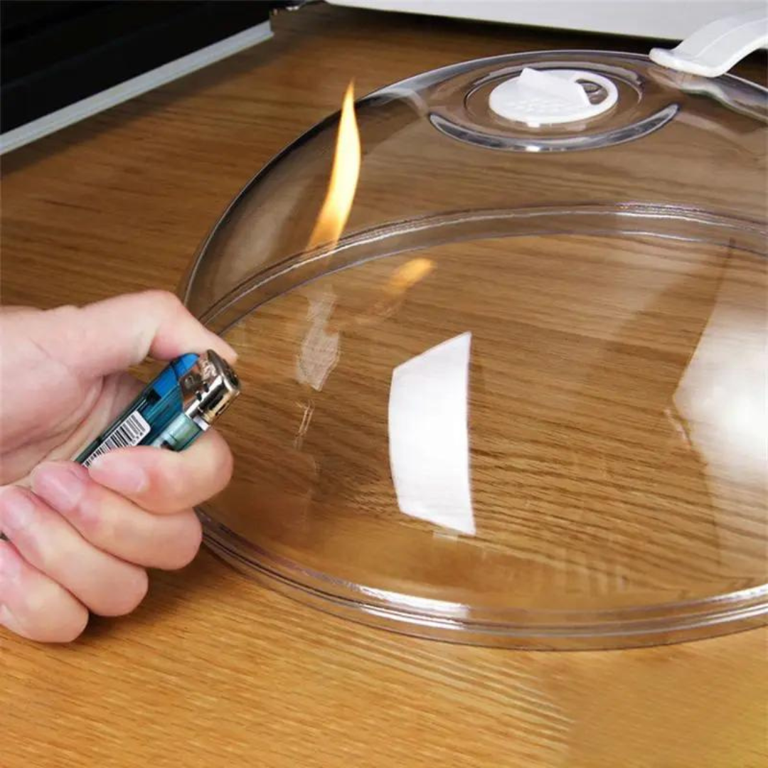 Tapa Anti Salpicaduras Para Comida Microondas 27cm