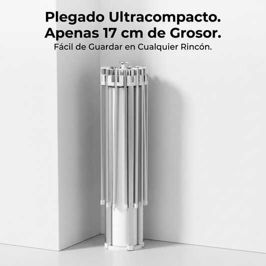 Tendedero De Ropa Plegable Extensible Redondo - Muy Moderna Uruguay