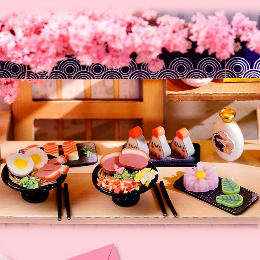 Kit de Bricolaje de Madera Japones en Miniatura