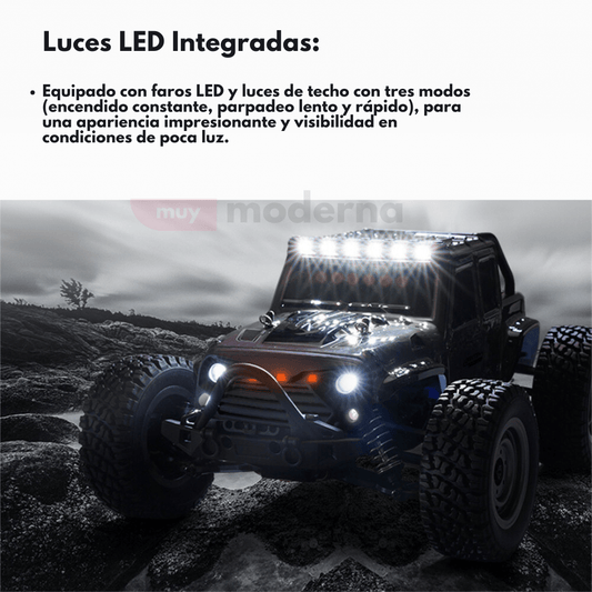 Camioneta Todoterreno 4x4 A Control Remoto - Muy Moderna Uruguay