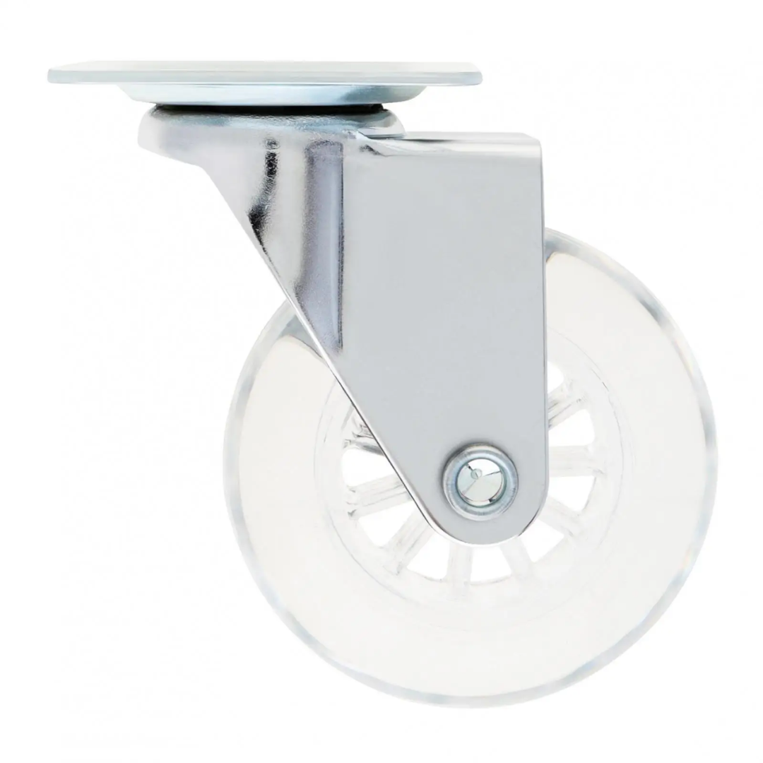 Kit De 4 Ruedas De Silicona Para Muebles Con Freno