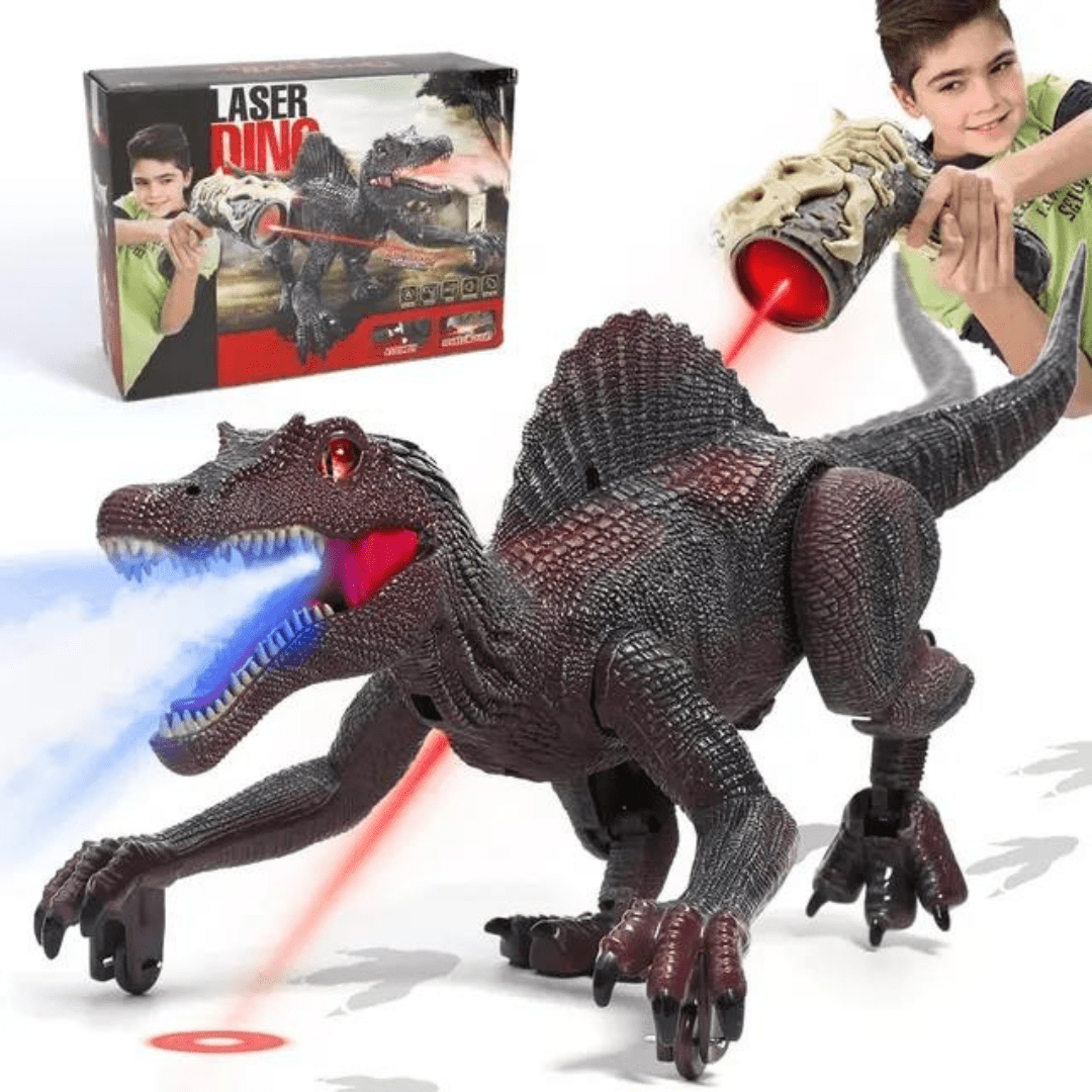 Dinosaurio a Control Remoto con Seguimiento Láser para Niños - Muy Moderna Uruguay
