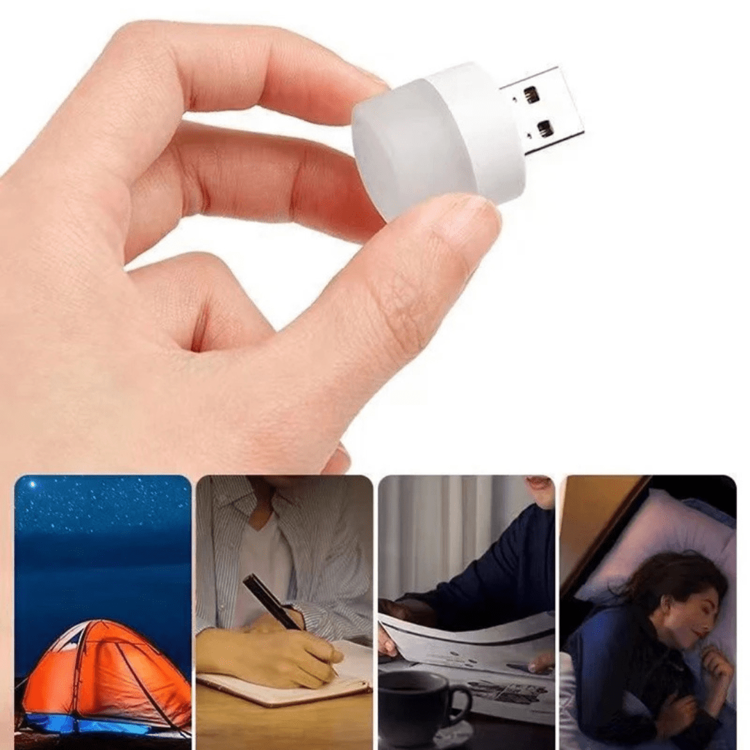 Set de 10 Mini Luz Nocturna USB Luz Cálida y Fría - Muy Moderna Uruguay