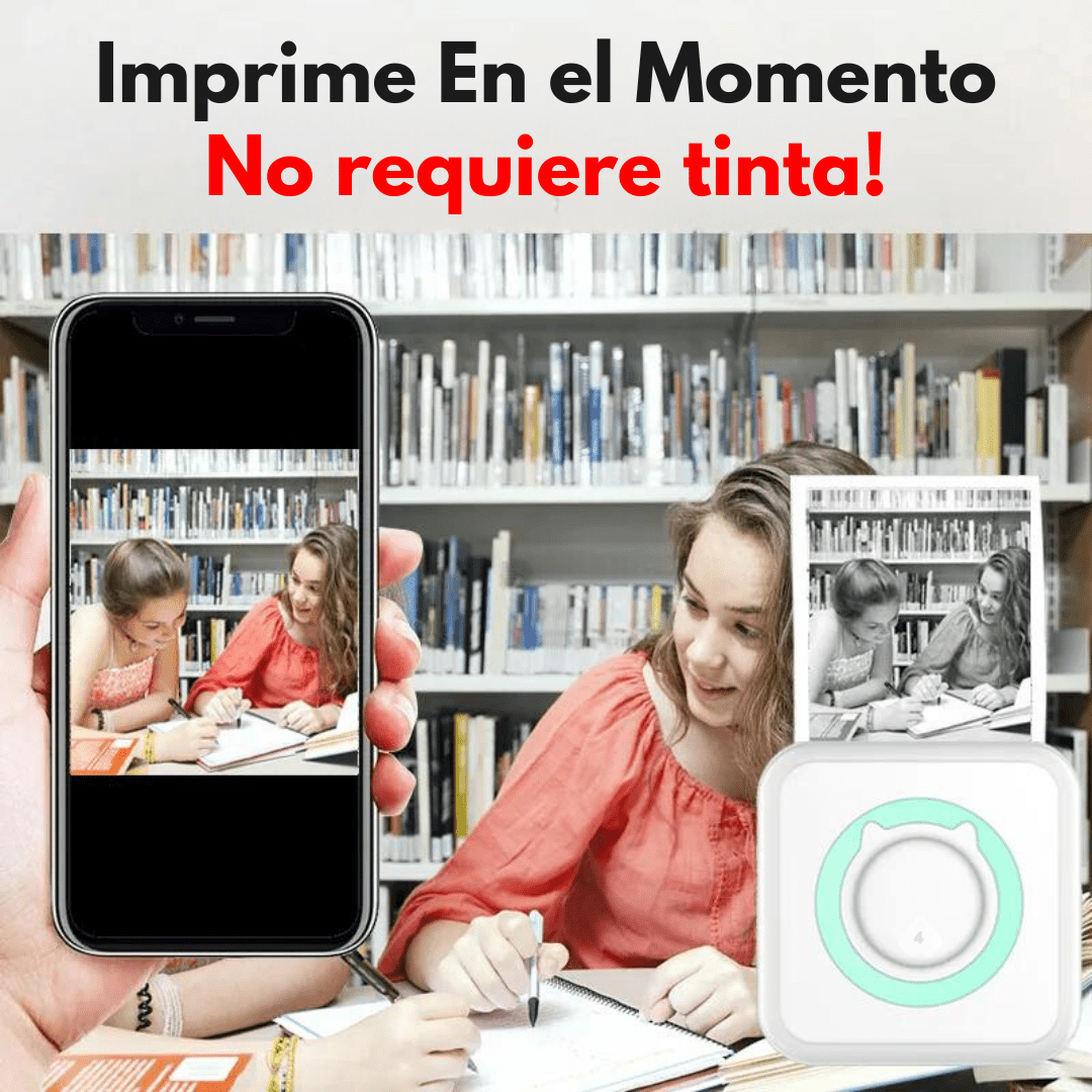 Mini Impresora Térmica Con Aplicación Bluetooth - Muy Moderna Uruguay