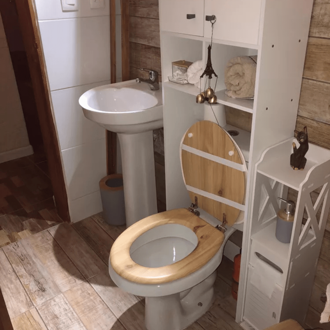 Armario Multifuncional de Almacenamiento para Baño 80cm - Muy Moderna Uruguay