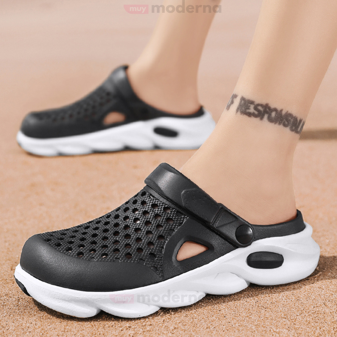Sandalias con Ventilación y Suela Gruesa