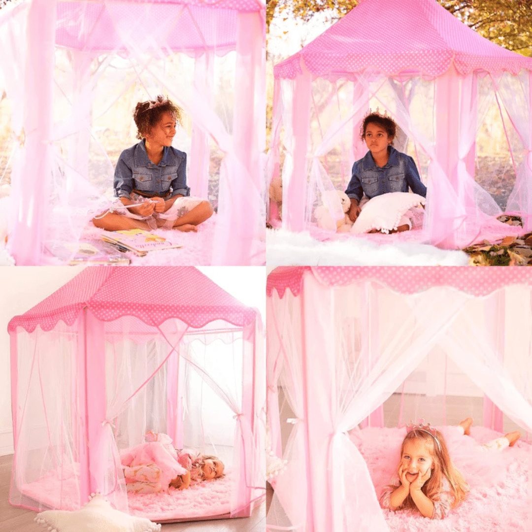 Carpa Castillo de Princesa Fácil de Montar para Niños - Muy Moderna Uruguay