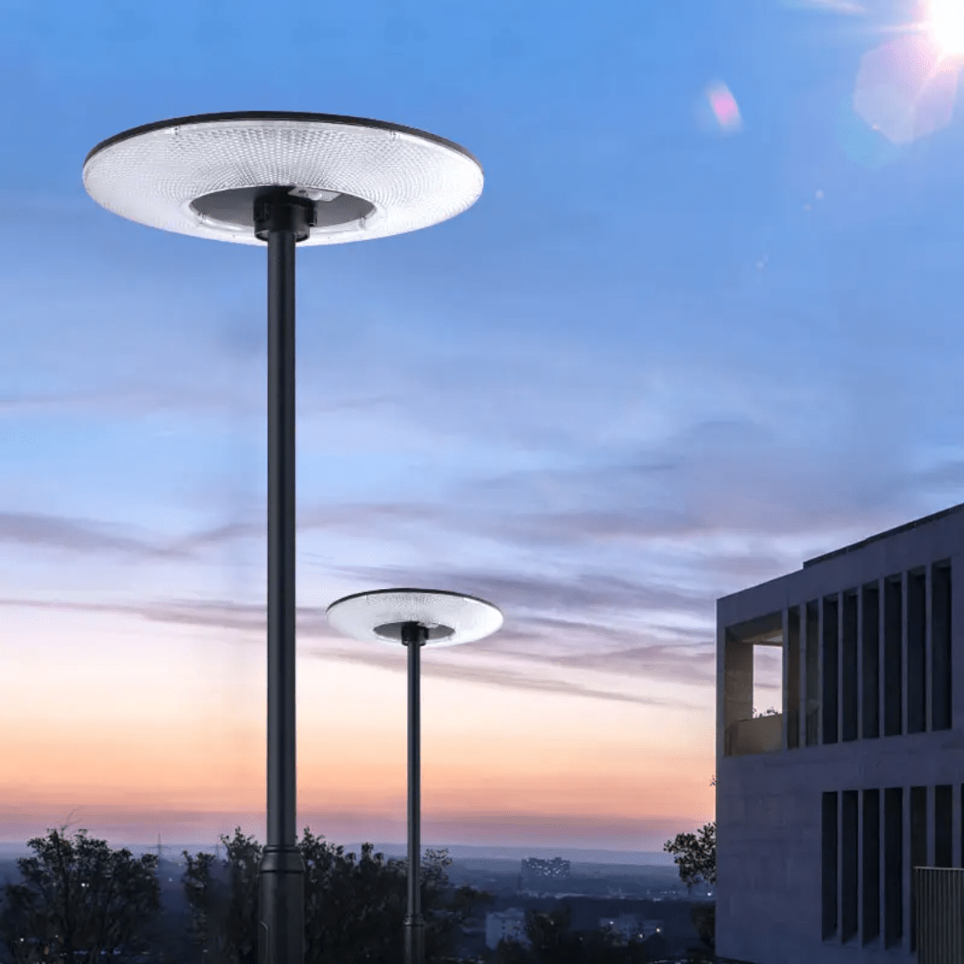 Poste de Luz Solar para Jardin 2mts - Muy Moderna Uruguay