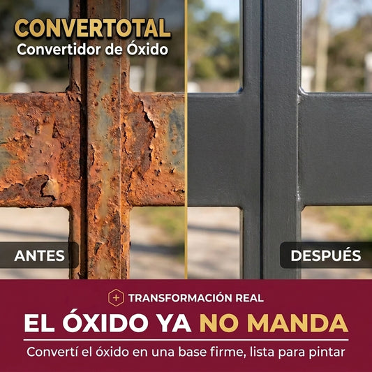 Esmalte Convertidor De Óxido Convertotal Pintura Antióxido 1 Litro