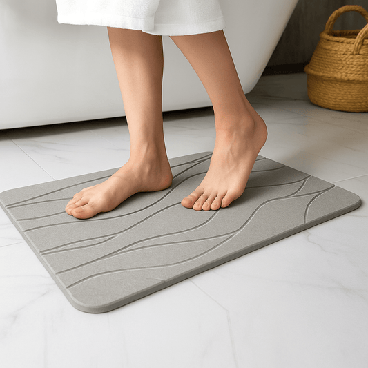 Alfombra de Piedra Diatomita Absorbente para Baño - Muy Moderna Uruguay