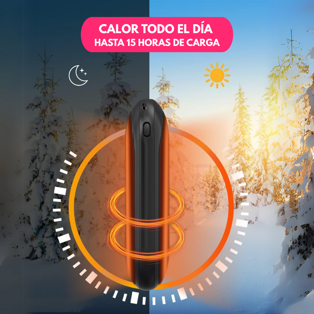 Calentador De Manos Y Powerbank Para Celular Usb Bolsillo