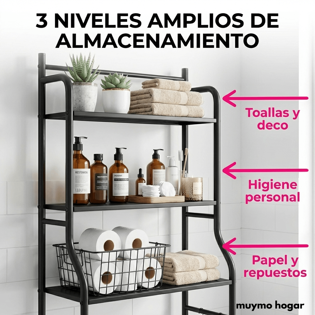 Estanteria de Baño para Inodoro - muymo hogar - Muy Moderna Uruguay