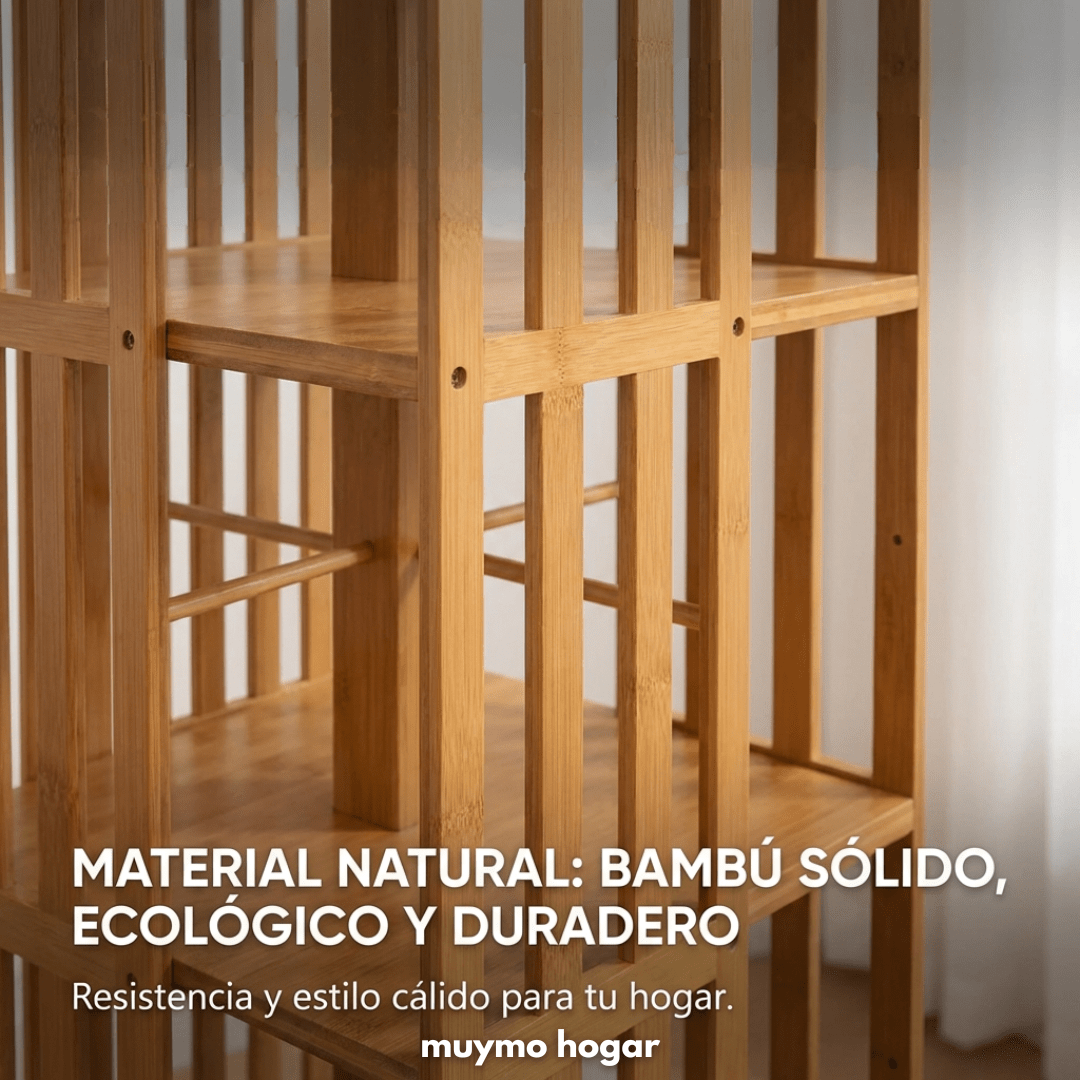 Estanteria de Bambu Giratoria - muymo hogar - Muy Moderna Uruguay