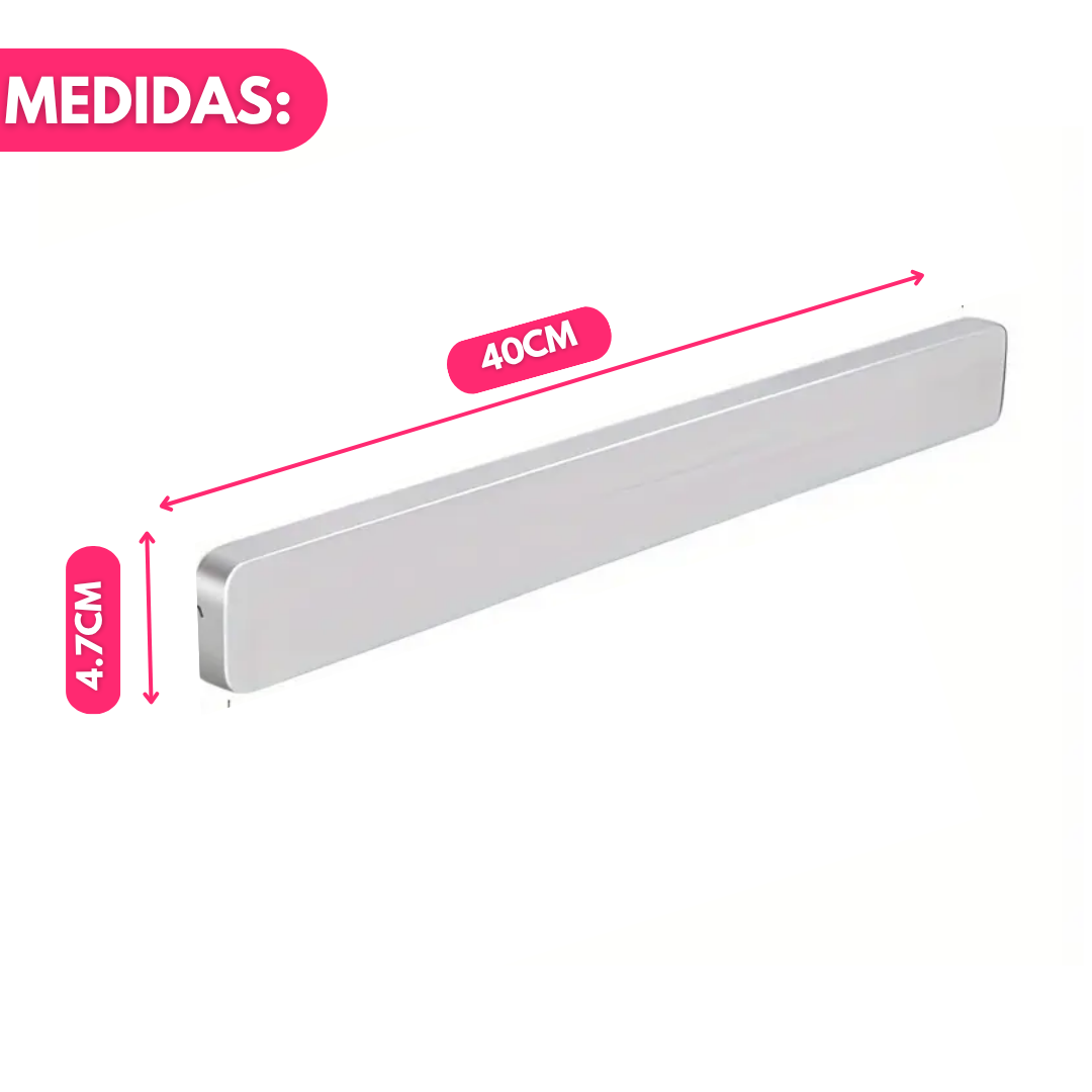 Soporte Cuchillos Barra Magnética de Acero Premium