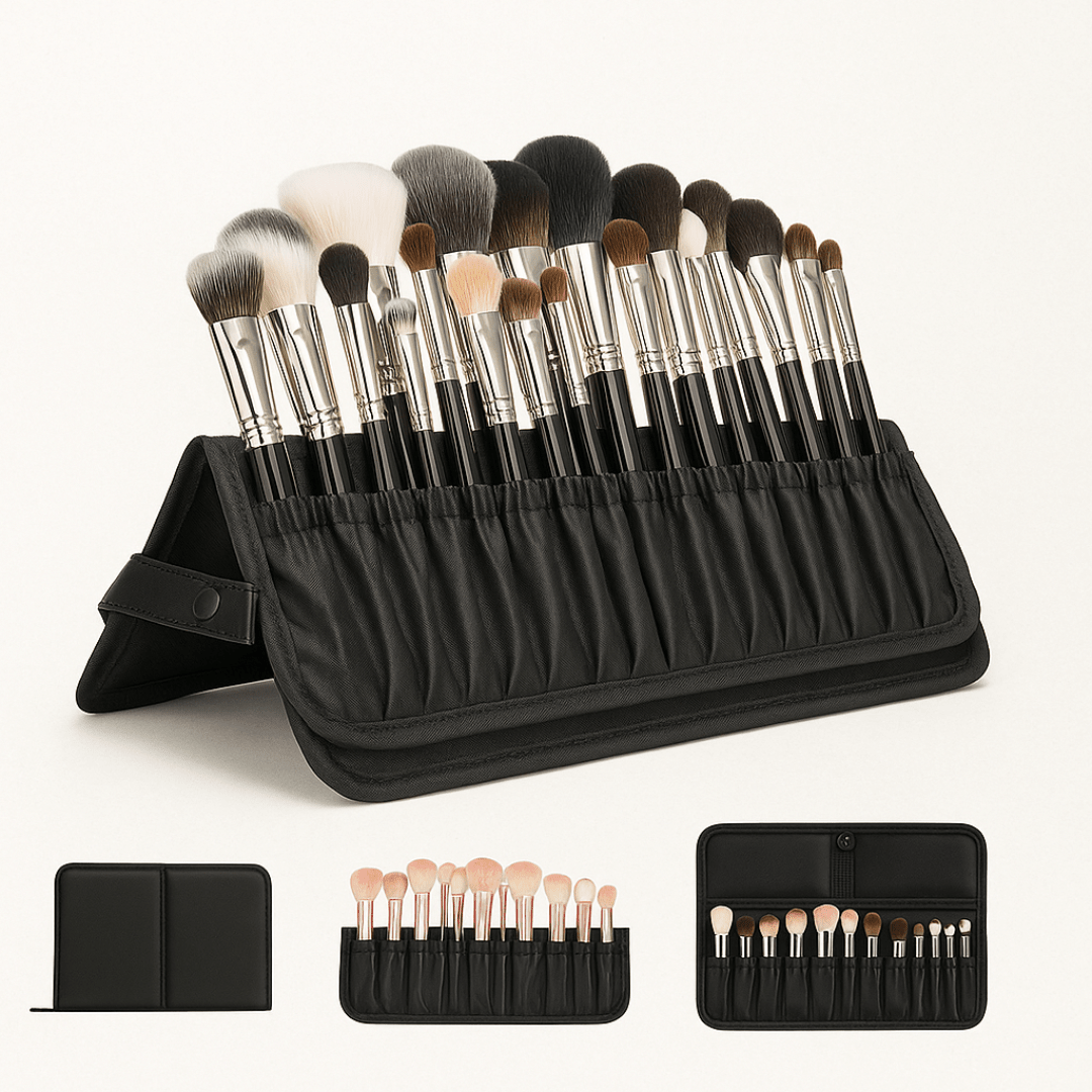 Set de 30 Brochas de Maquillaje Profesional con Estuche - Muy Moderna Uruguay