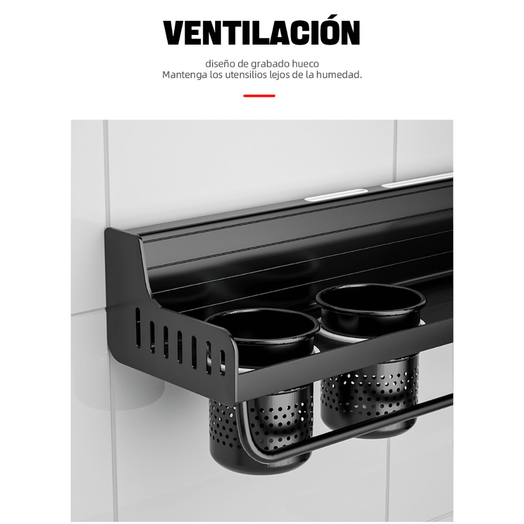 Estante Aereo Multifuncional para Cocina (50cm) - Muy Moderna Uruguay