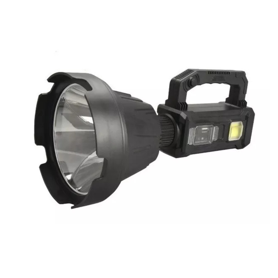 Linterna con Carga Solar, Focos de Colores Y Emergencia