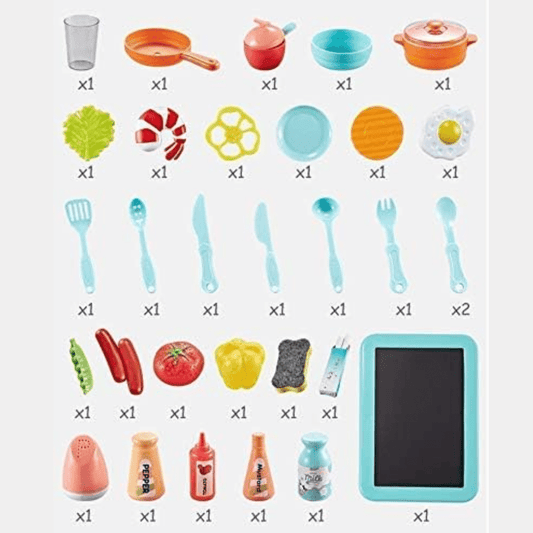 Juego De Cocina Set Completo Infantil - Muy Moderna Uruguay