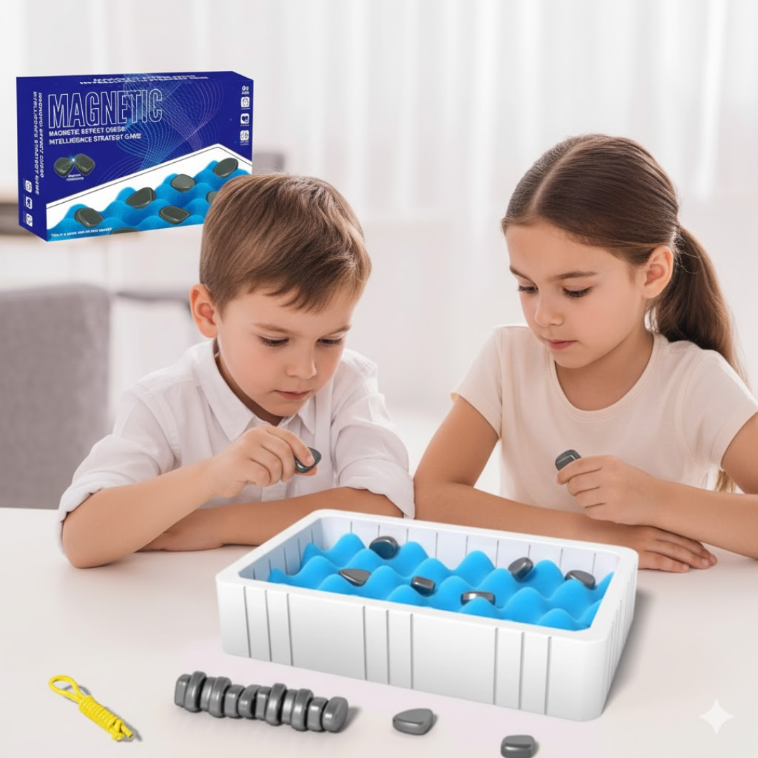 Juego De Mesa Ajedrez Magnético Estrategia Con Imanes