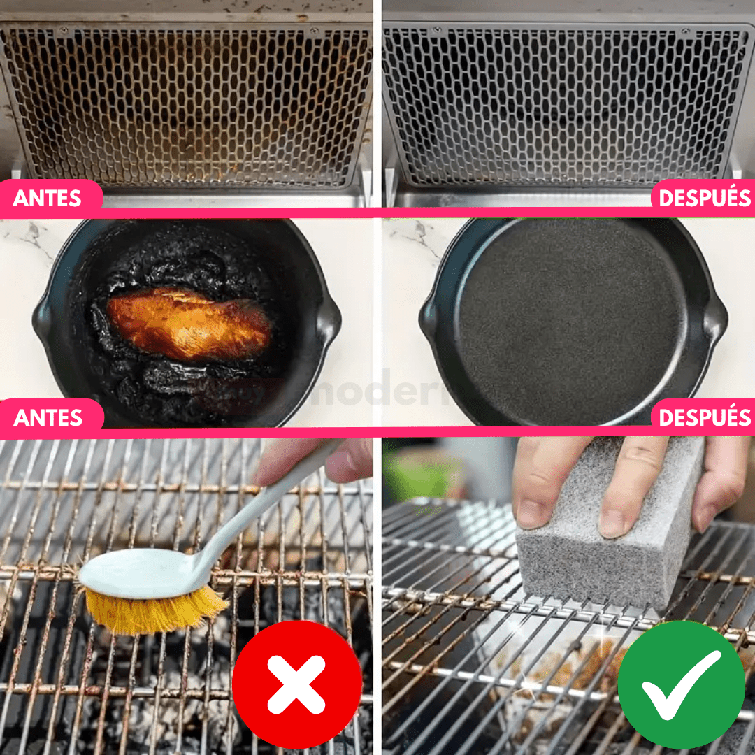 Set 4 Ladrillos Limpiadores de Parrilla - Muy Moderna Uruguay