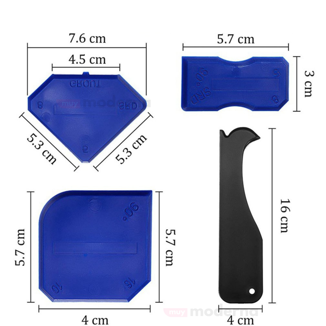 Kit Completo para Colocar y Remover Calafateo (32 piezas)