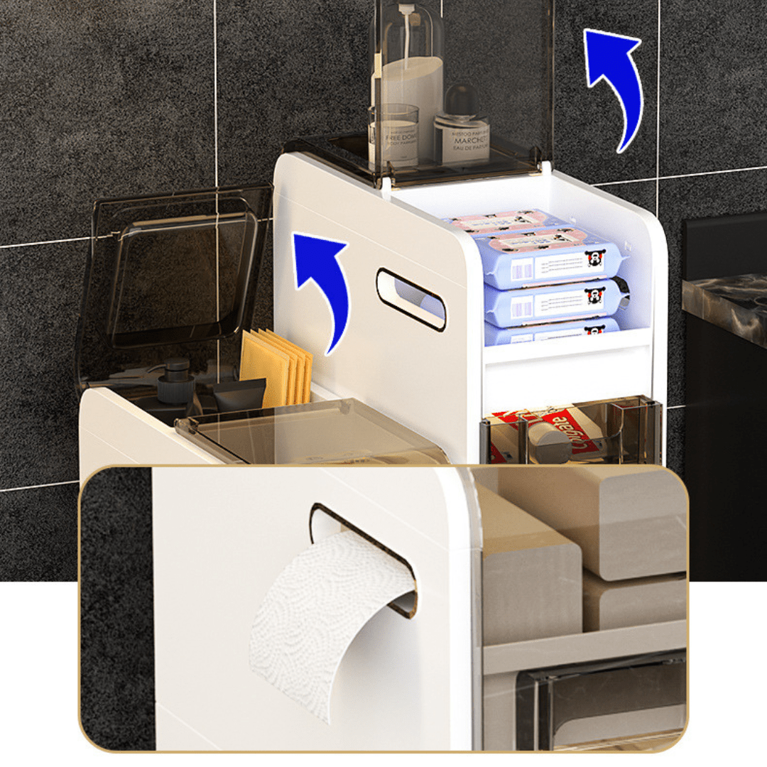 Carrito Organizador De Baño Para Espacios Reducidos Ruedas - Muy Moderna Uruguay