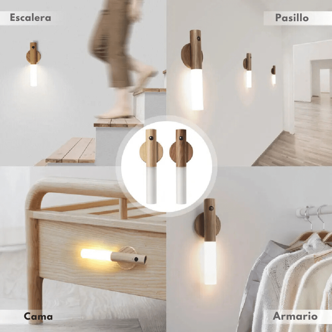 Lampara Nocturna Led Inteligente Con Sensor De Movimiento - Muy Moderna Uruguay
