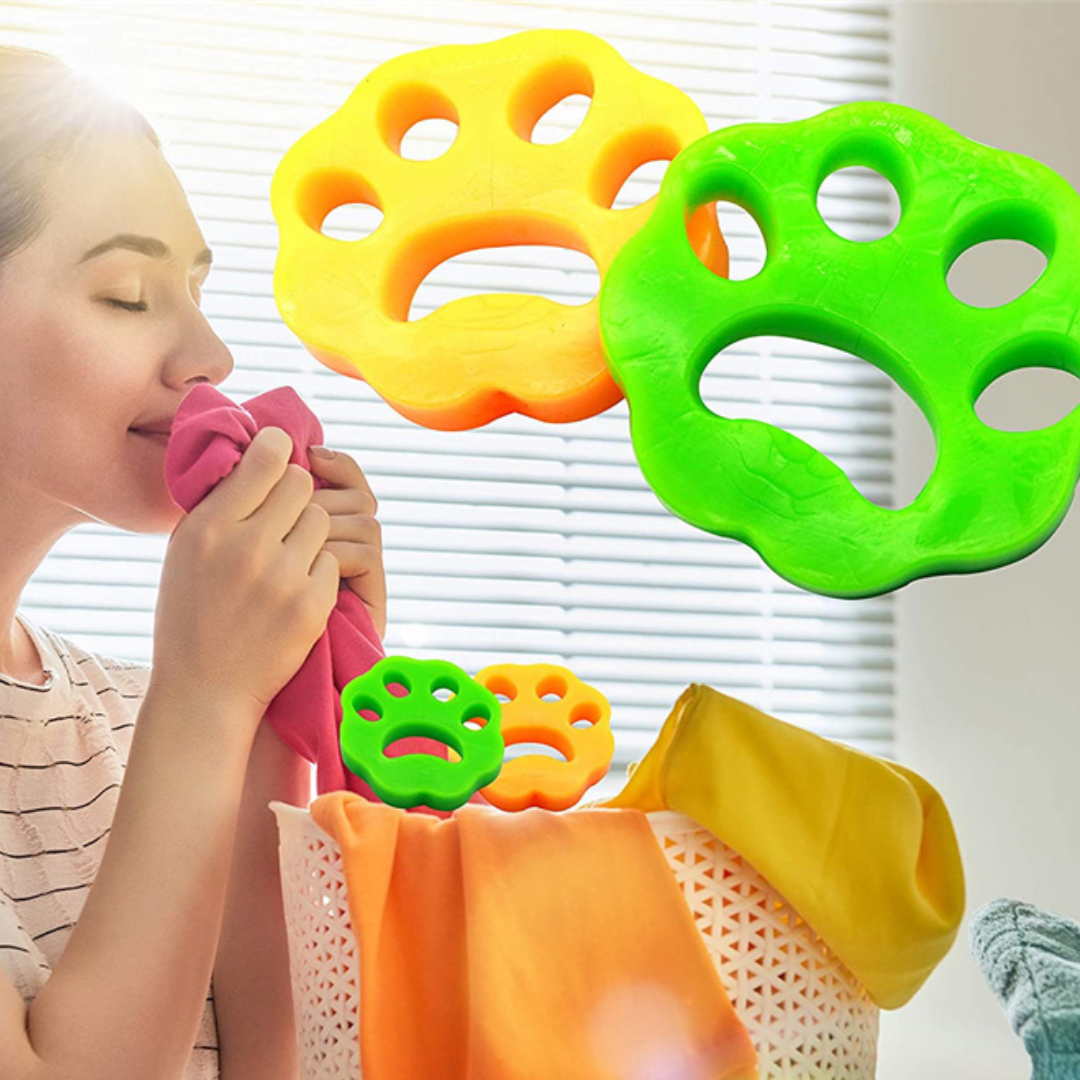 Set De 4 Removedores De Pelo Reutilizables