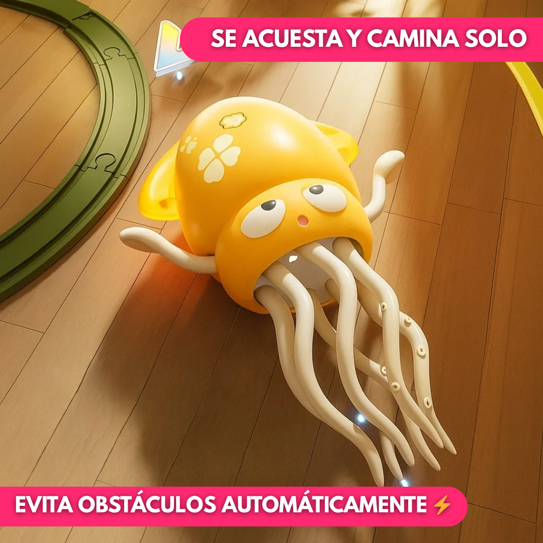 Pulpo Bailarín Eléctrico Recargable Juguete Musical Para Bebés
