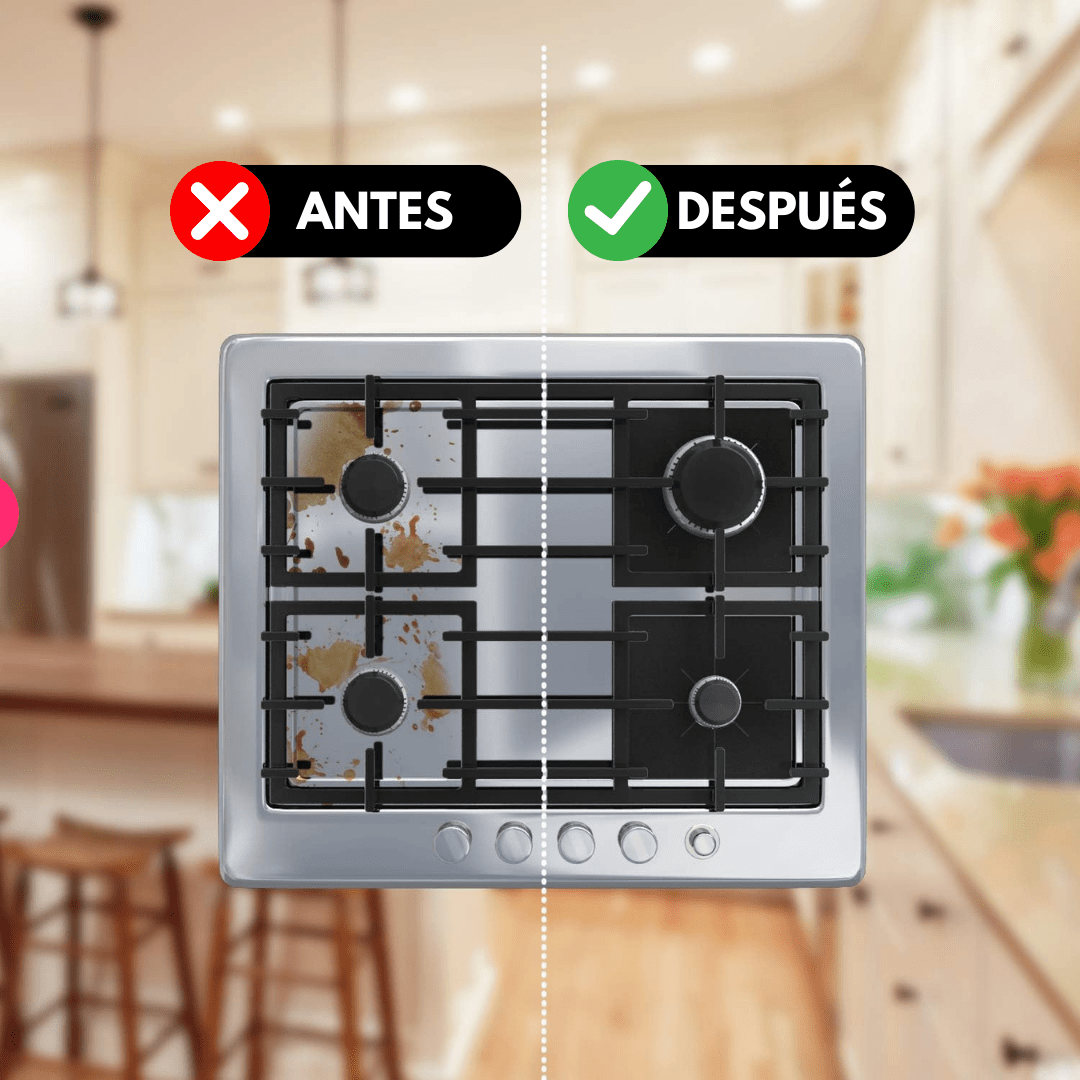 Set x4 Cubre Hornallas de Teflon - Muy Moderna Uruguay
