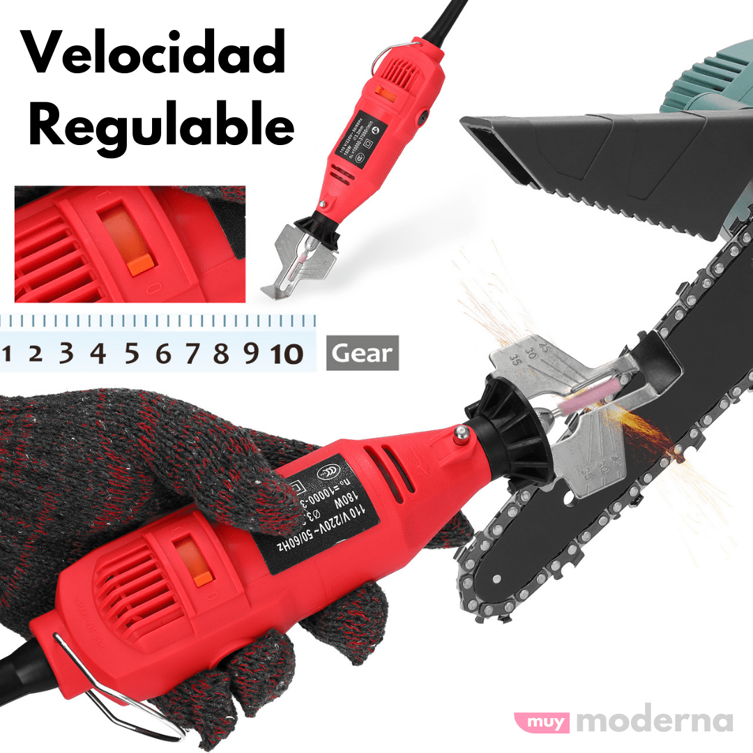 Torno Afilador para Cadena de Motosierra (220v) - Muy Moderna Uruguay