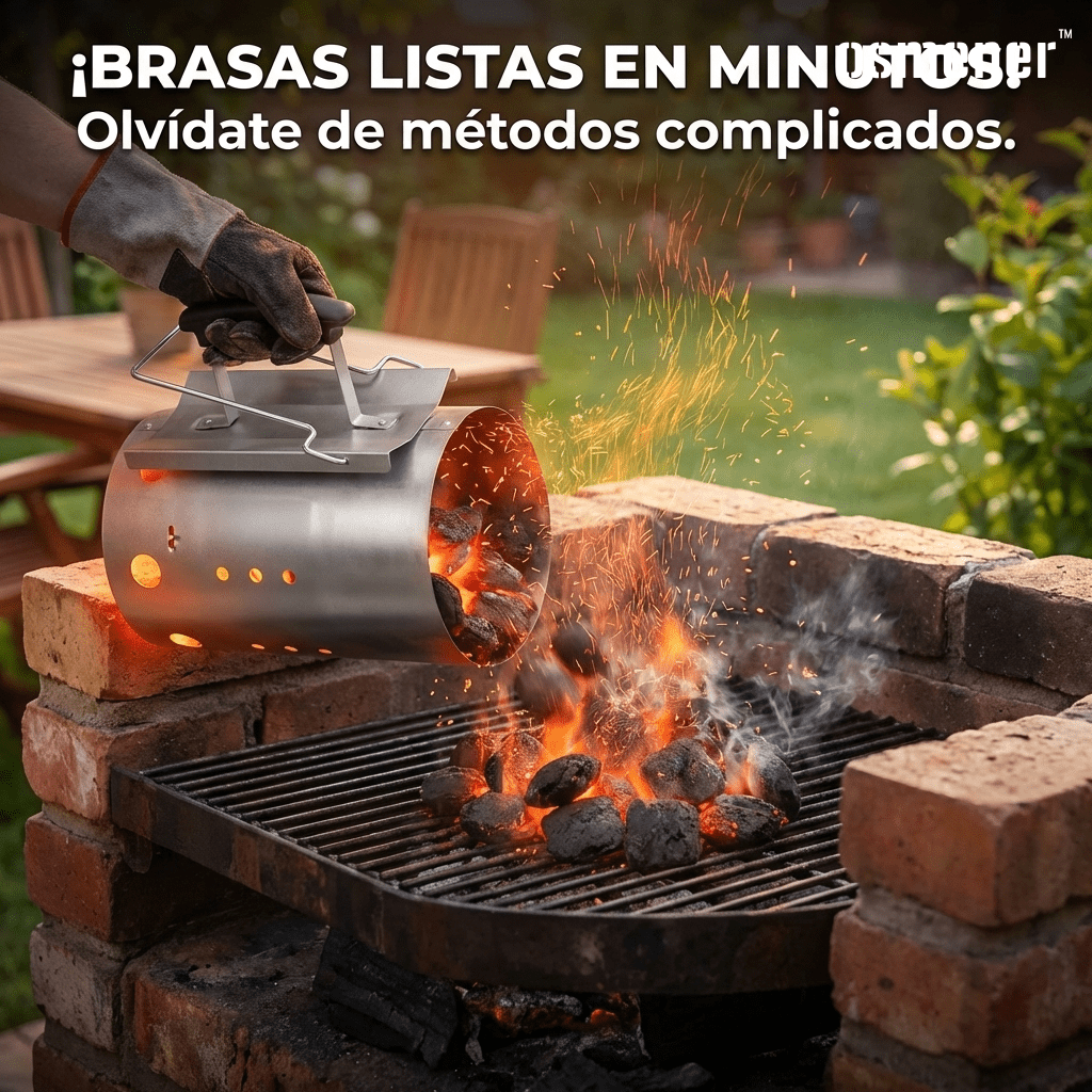 Encendedor De Carbón Grande Para Parrilla Osmener - Muy Moderna Uruguay