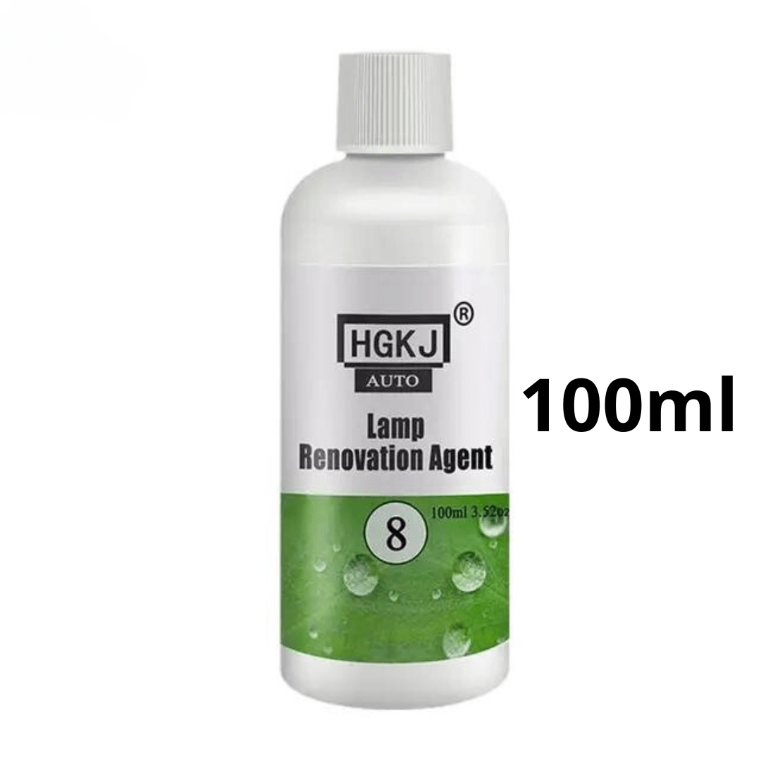 Líquido Restaurador Para Pulir Faros De Auto 100ml + Esponja - Muy Moderna Uruguay