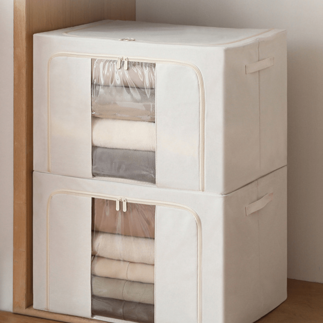 Caja Estructural de Tela Organizadora de Ropa - Muy Moderna Uruguay