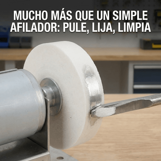 Kit Completo Afilador Eléctrico Amoladora De Banco - Muy Moderna Uruguay