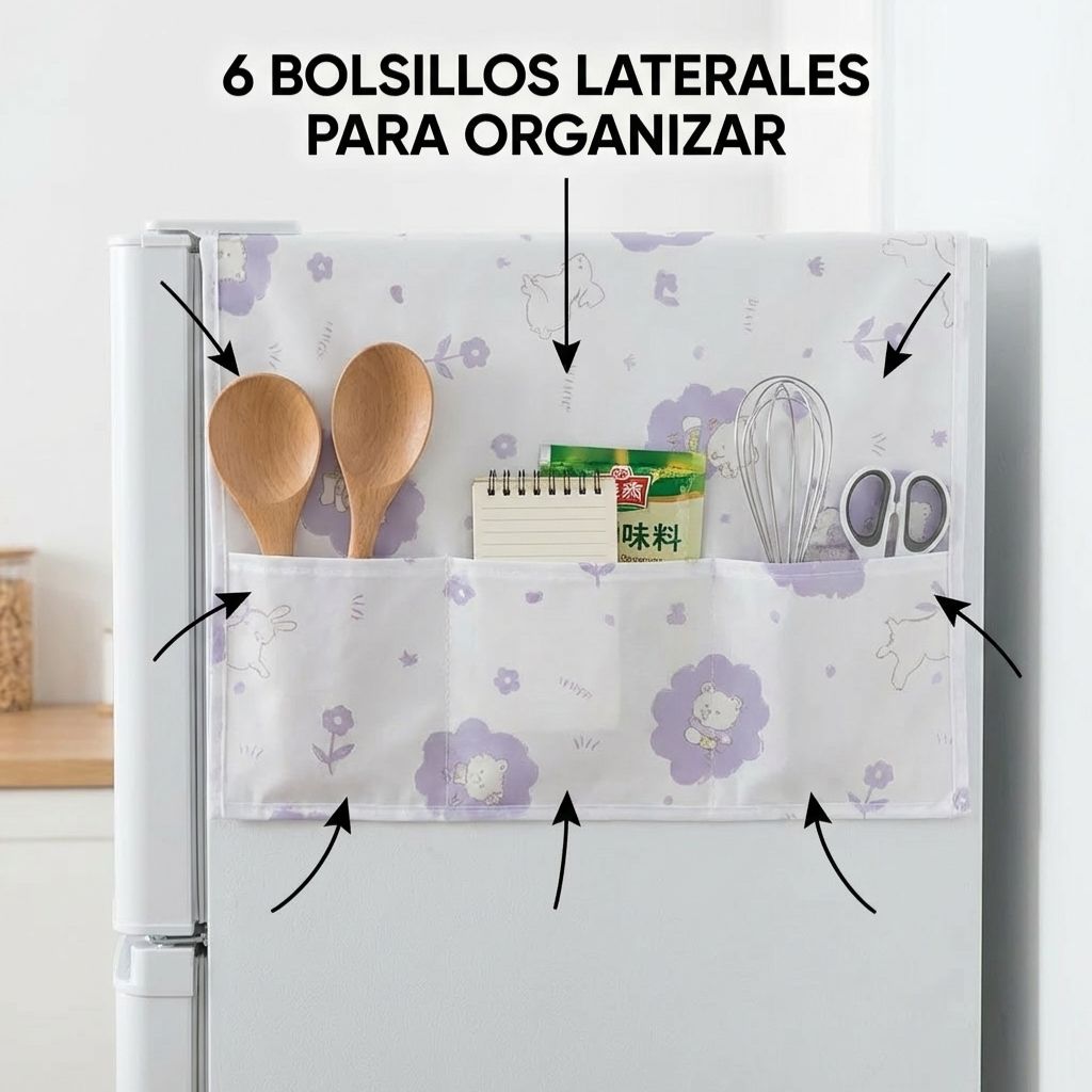 Funda Protectora Antipolvo Para Heladera - Muy Moderna Uruguay