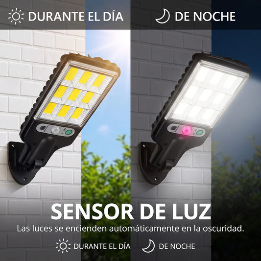Foco Solar LED Alta potencia para Exterior -Ecoinnova