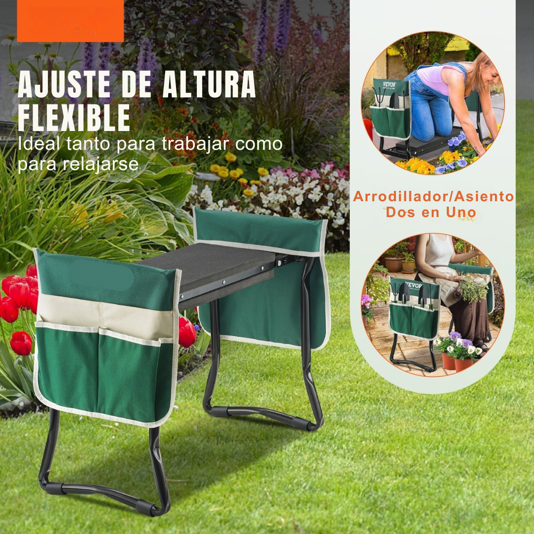 Asiento Arrodillador Plegable para Jardinería - Muy Moderna Uruguay