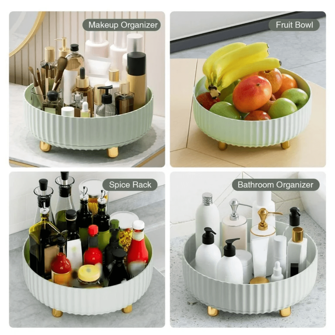 Bandeja Giratoria 360° para Cocina y Baño - Muy Moderna Uruguay