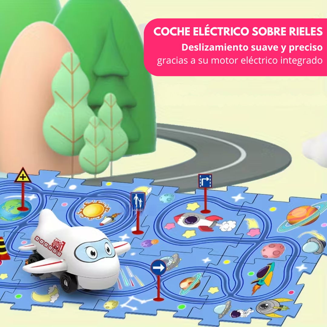 Pista De Carreras Gigante Puzzle Interactivo Educativo - Muy Moderna Uruguay