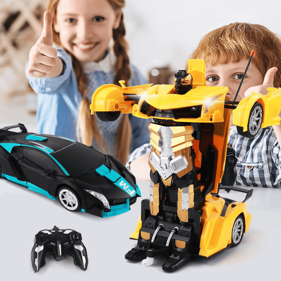 Auto Transformable en Robot Control Remoto Con Luz - Muy Moderna Uruguay
