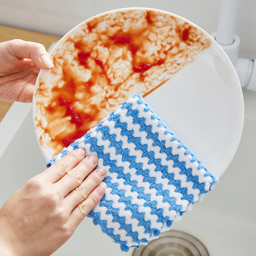 Set De 3 Repasadores Ondulados De Cocina