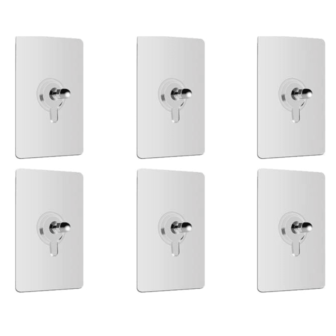 Pack x6 Adhesivos con Tornillo Sin Perforación Para Cocina Y Baño - Muy Moderna Uruguay