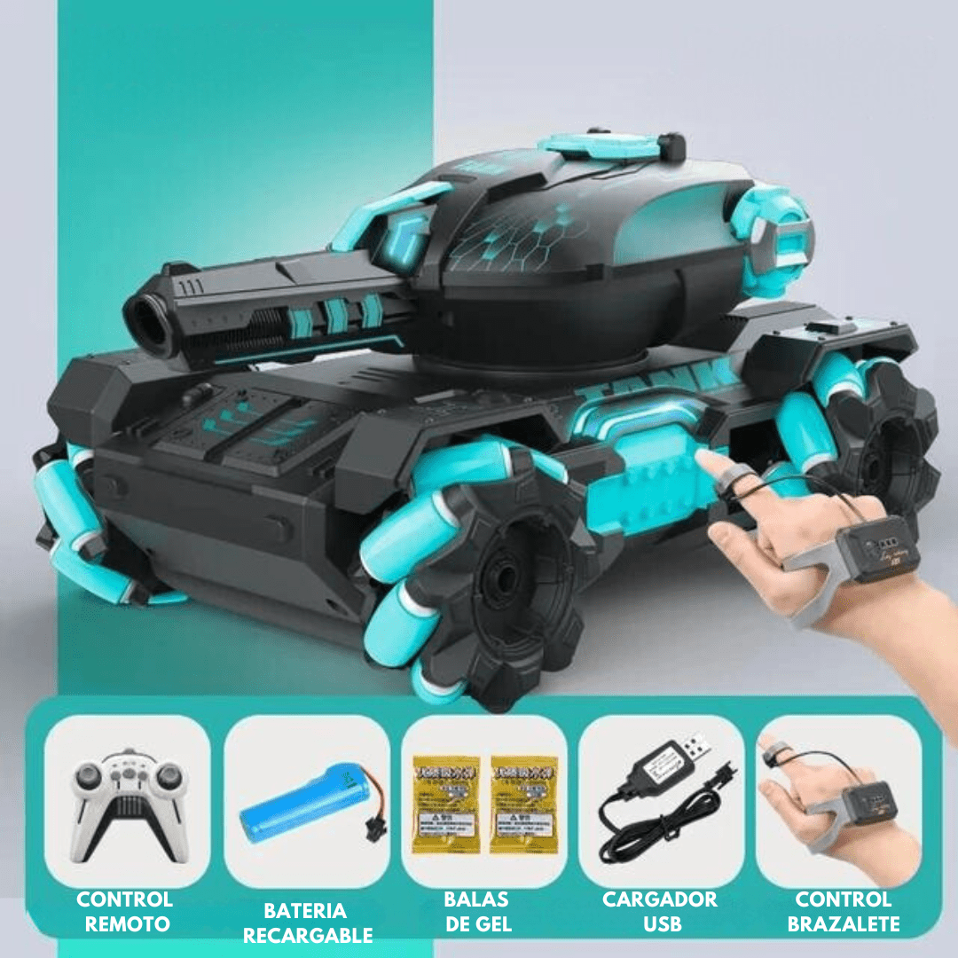Tanque A Control Remoto Aventura Y Emoción Lanza Balines Gel - Muy Moderna Uruguay