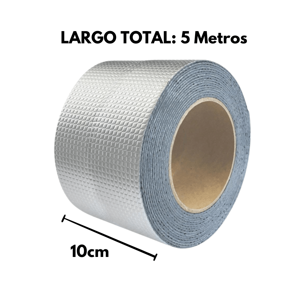 Cinta Metalizada Ultra Fuerte a Prueba de Agua 5m - Muy Moderna Uruguay