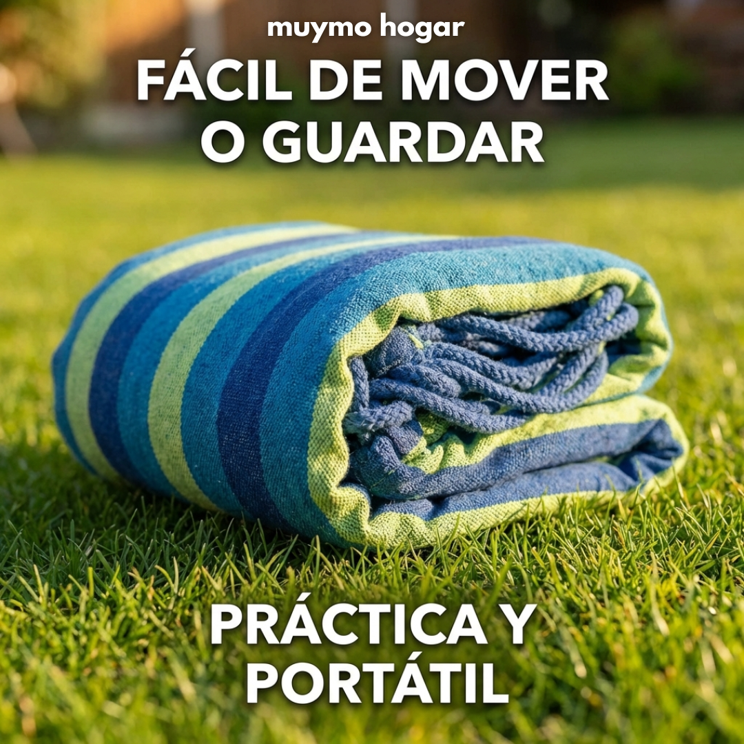 Hamaca Paraguaya Con Soporte De Acero - muymo hogar - Muy Moderna Uruguay