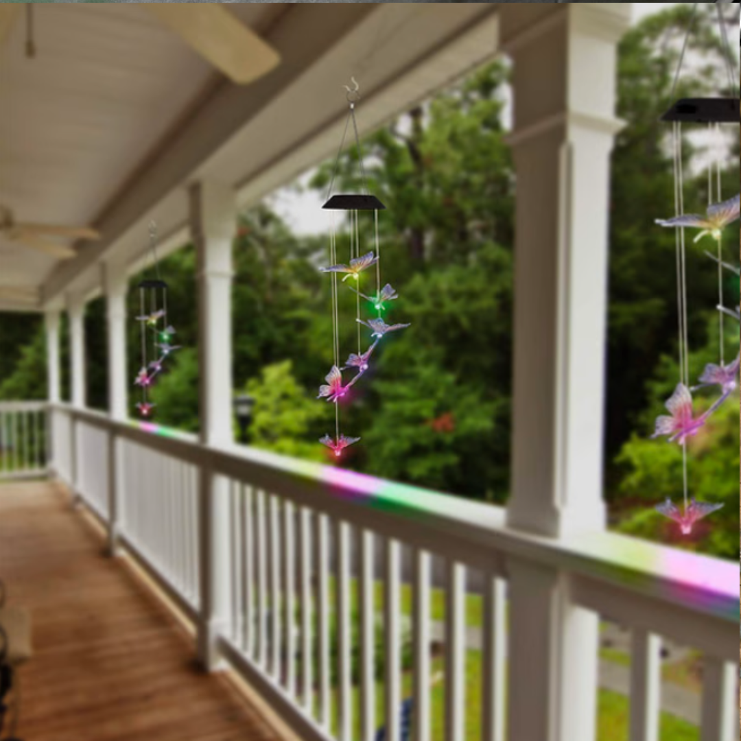 Llamador de Ángeles de Mariposas LED Solar
