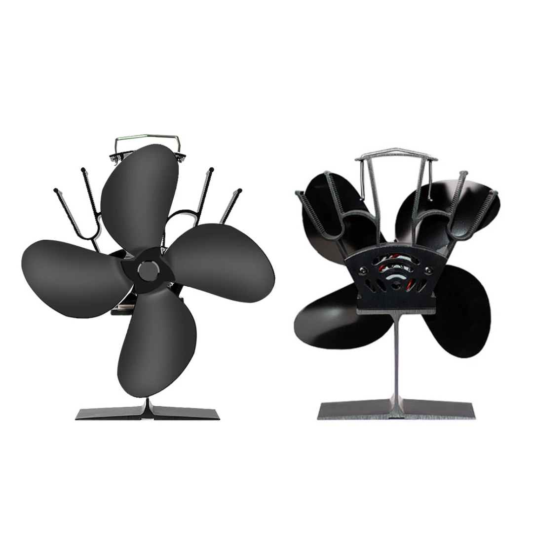 Difusor de Calor Ventilador Termico Estufa 4 Aspas Autopropulsado Por Calor