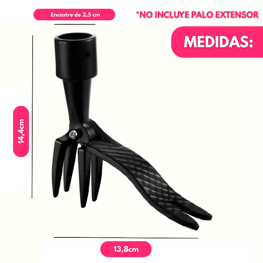 Cabezal Extractor De Malezas De Pie 4 Garras - Muy Moderna Uruguay