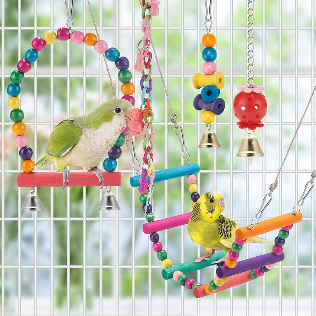 Juguetes de Jaula para Loros y Aves Hamacas y Accesorios - Muy Moderna Uruguay
